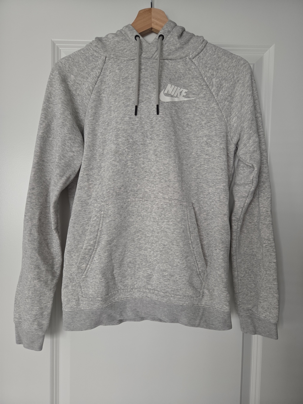 Nike Women's Grey Pullover Hoodie Sweatshirt XS